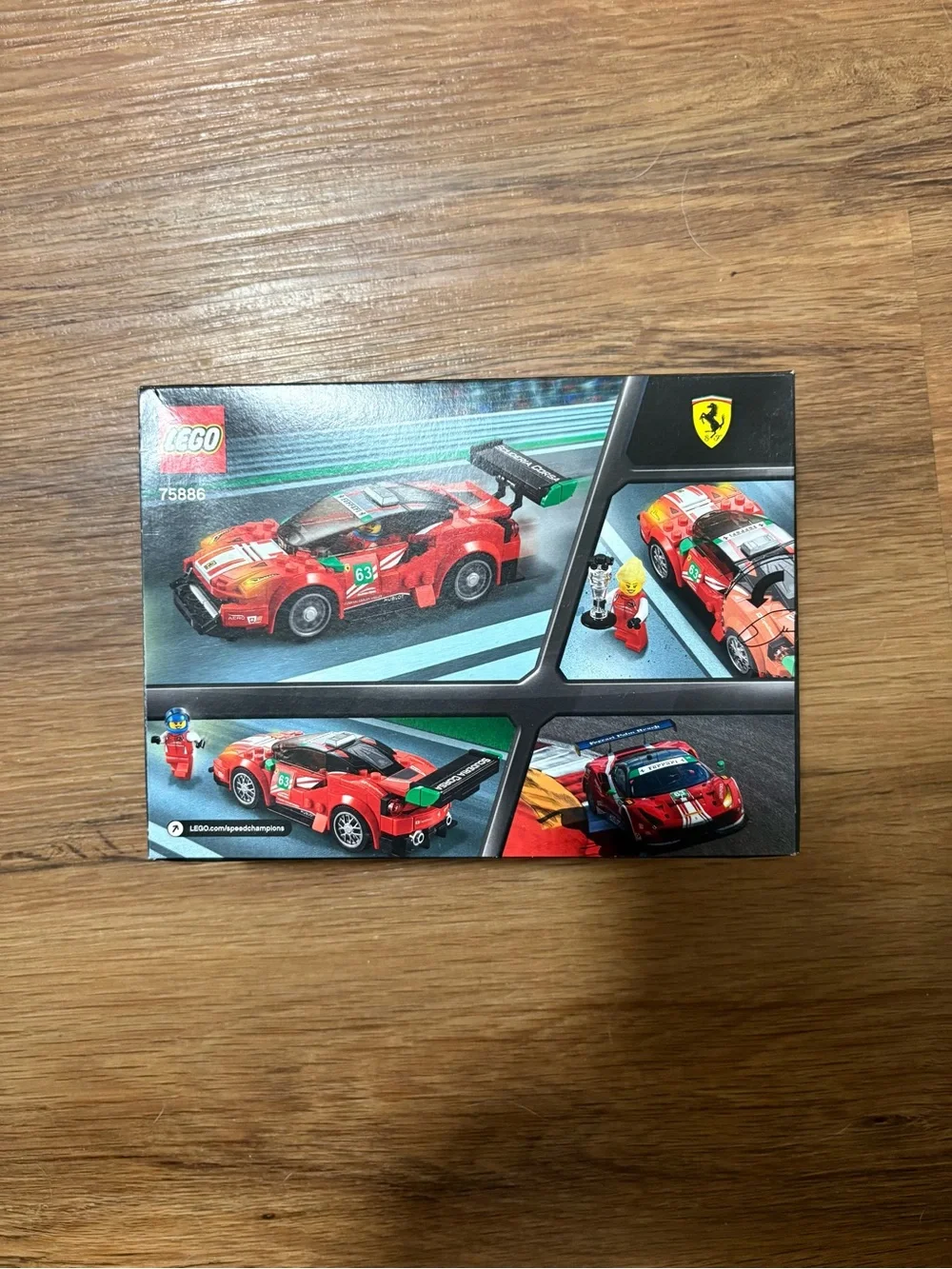 LEGO Speed Champions Ferrari 488 GT3 “Scuderia Corsa”‎ set, set #75886,